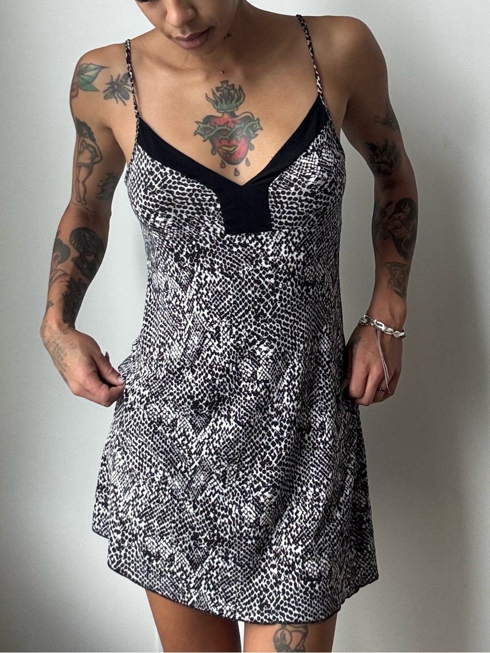 Printed Slip Dress